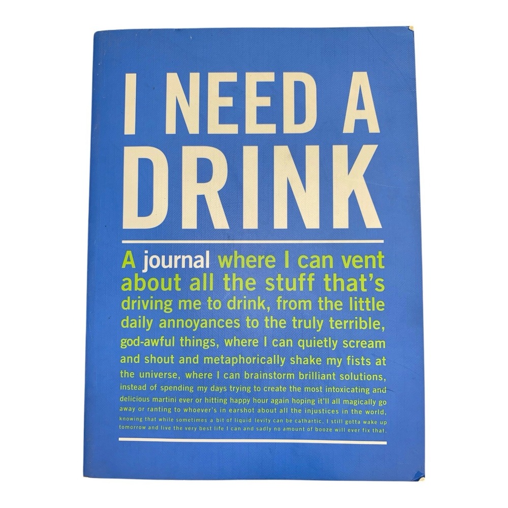 Knock Knock I Need a Drink Inner Truth Guided Journal Humor Adult Gift